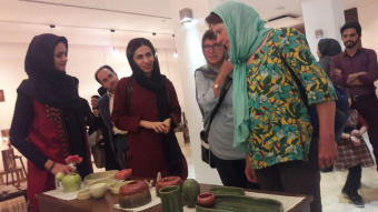 گشایش نمایشگاه تخصصی آثار صنایع دستی گروهی از فارغ التحصیلان دانشکده معماری هنر دانشگاه کاشان