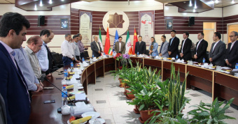 دیدار هیات علمی - تحقیقاتی - صنعتی چین با هیات رئیسه و اساتید گروه فرش دانشگاه کاشان